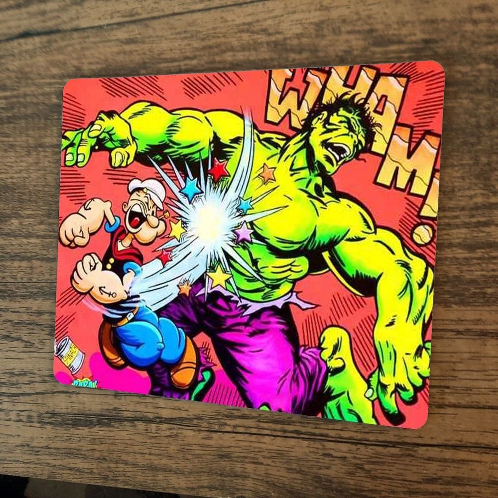 Popeye vs the Hulk‎ Mouse Pad